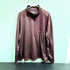 "L.L.Bean Bass Pro Nylon Full Zip Jacket XL Maroon EUC"